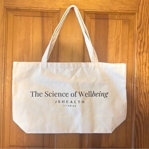 5/$25 🎆 NEW JSHealth Tan “The Science of Wellbeing” Tote Bag